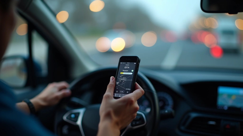 GPS sekimo įranga pritvirtinta ant transporto priemonės, rodanti signalinį ryšį